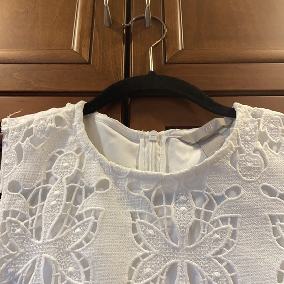 NWT H&M White Lace Sleeveless Top - Picture 2 of 7